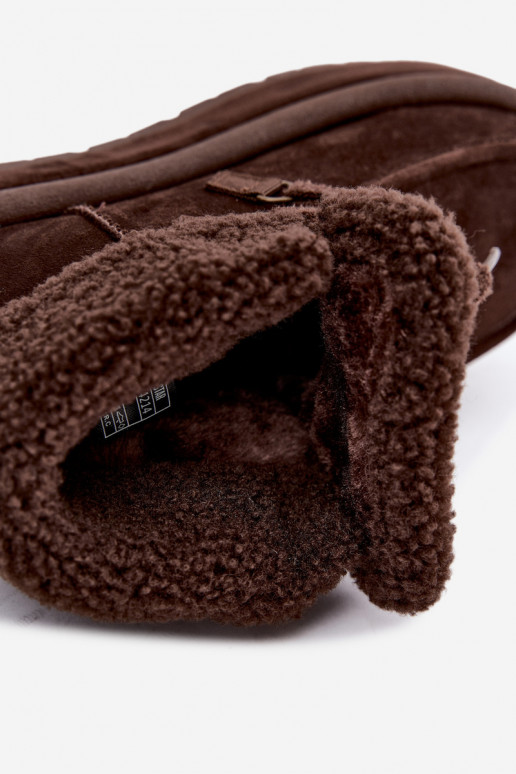 bottes de neige avec plateforme et isolation Big Star UU274214 couleur chocolat
