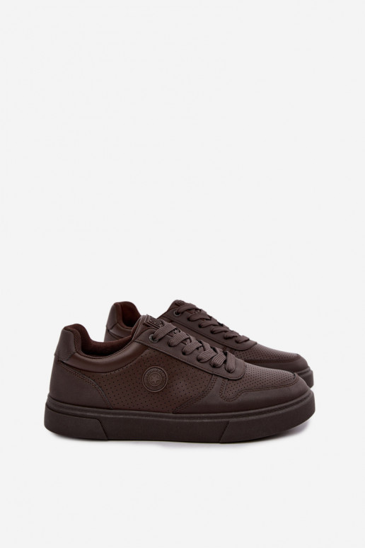 Heren sneakers Big Star UU174326 in chocolade kleur