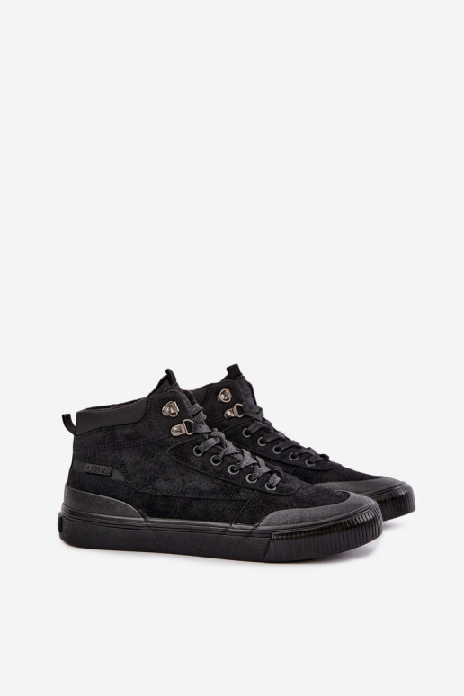 Geïsoleerde heren casual schoenen Big Star UU174305 in zwarte kleur