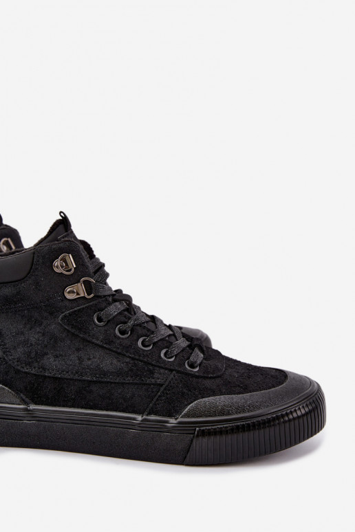 Geïsoleerde heren casual schoenen Big Star UU174305 in zwarte kleur