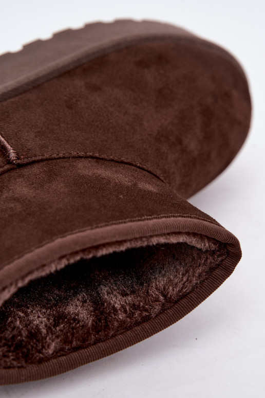 Sneeuwlaarzen met platform Big Star UU274223 w chocola