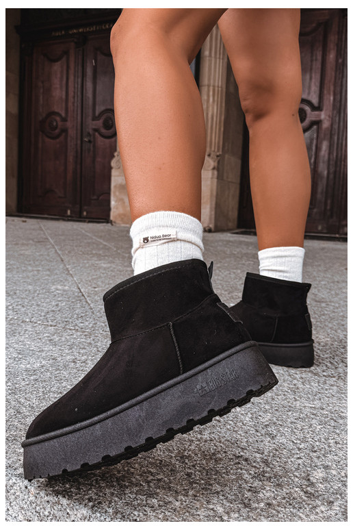 Schneestiefel mit Plattform Big Star UU274222 in Schwarz