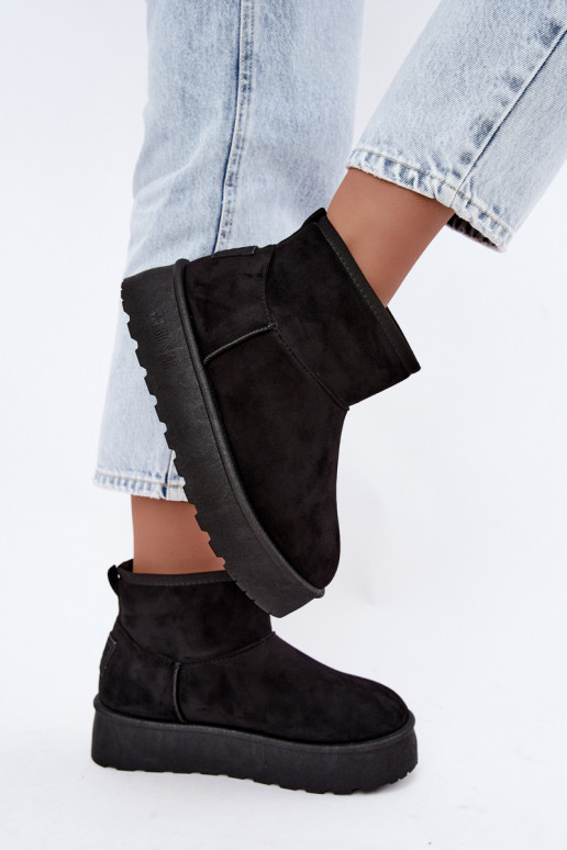 Schneestiefel mit Plattform Big Star UU274222 in Schwarz