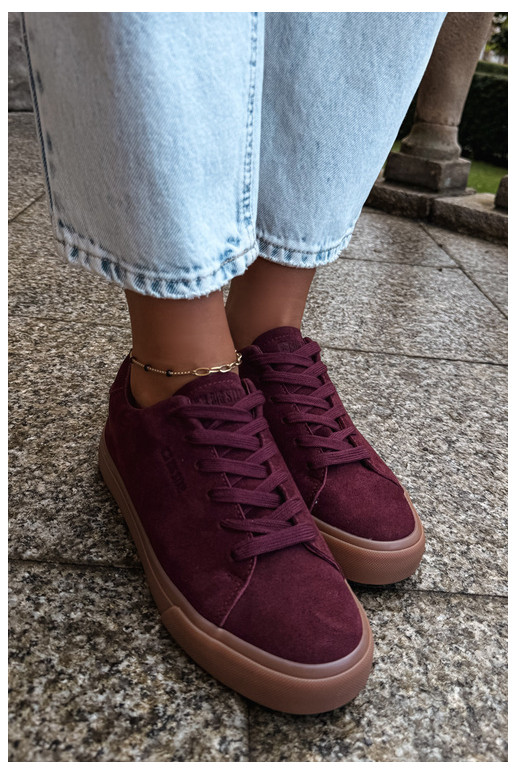 Baskets pour femmes Big Star UU274242 en bordeaux