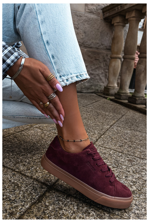 Baskets pour femmes Big Star UU274242 en bordeaux