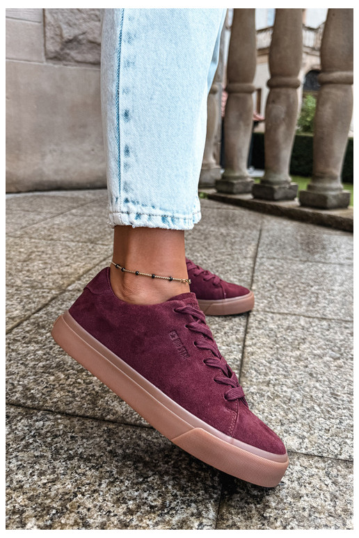 Dames sneakers Big Star UU274242 in bordeaux