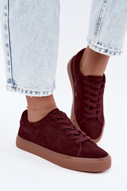 Dames sneakers Big Star UU274242 in bordeaux
