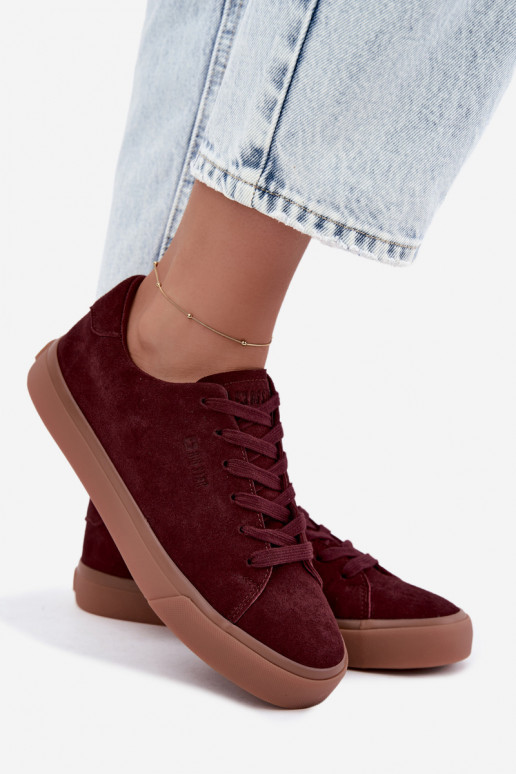Dames sneakers Big Star UU274242 in bordeaux