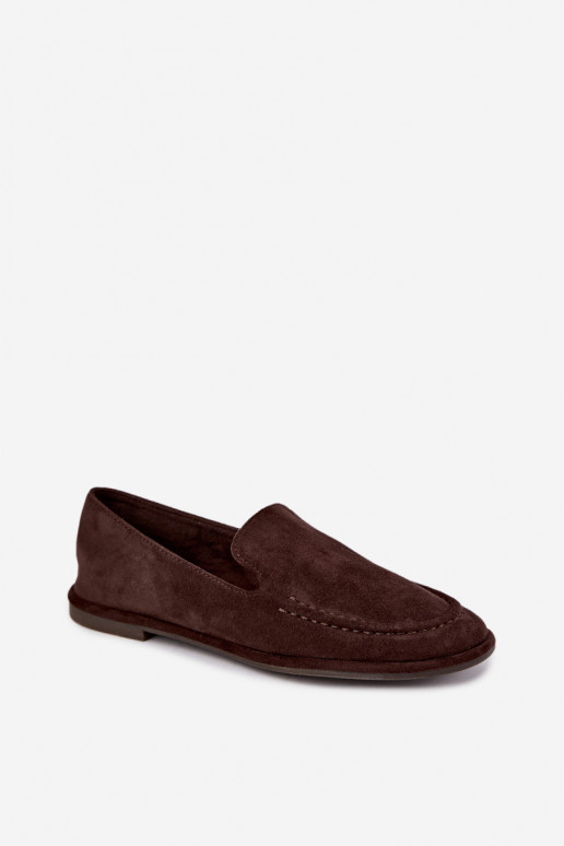 Mocassins pour femmes couleur chocolat Mireliah