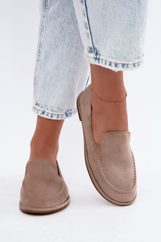Mocassins pour femmes couleur sable Mireliah