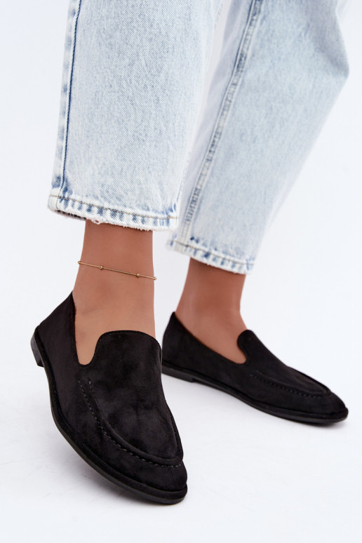 Mocassins pour femmes couleur noire Mireliah