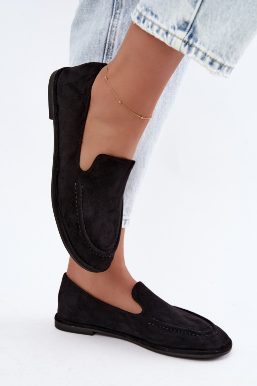 Mocassins pour femmes couleur noire Mireliah