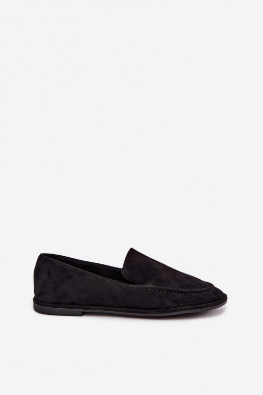 Dames mocassins in zwarte kleur Mireliah