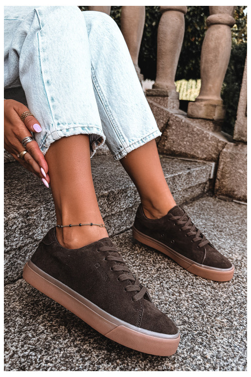 Baskets pour femmes Big Star UU274243 couleur chocolat