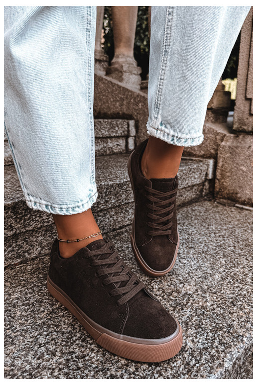 Damen Sneaker Big Star UU274243 schokoladenfarbe