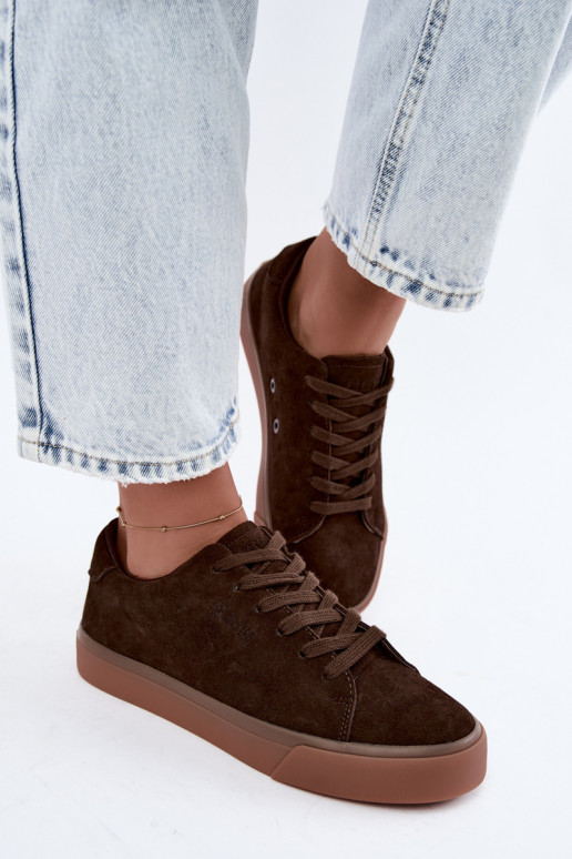 Baskets pour femmes Big Star UU274243 couleur chocolat