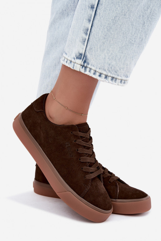 Baskets pour femmes Big Star UU274243 couleur chocolat