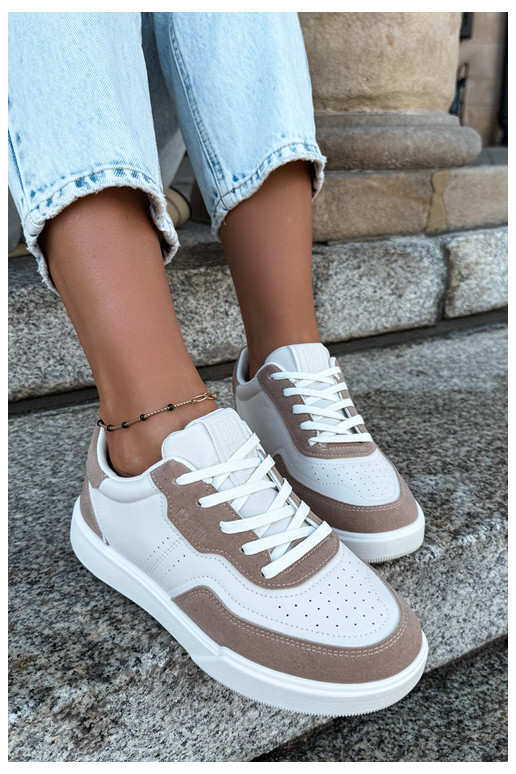 Baskets pour femmes Big Star UU274275 en sable
