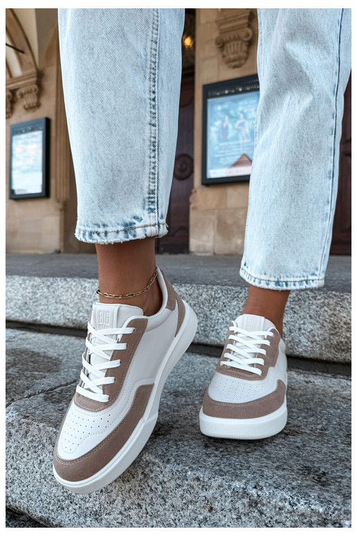 Dames sneakers Big Star UU274275 in zand