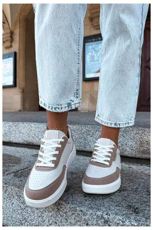 Dames sneakers Big Star UU274275 in zand