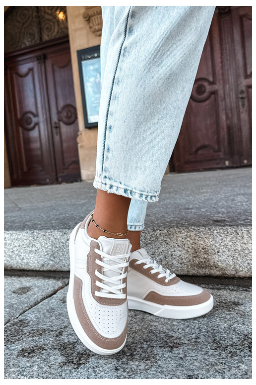 Baskets pour femmes Big Star UU274275 en sable