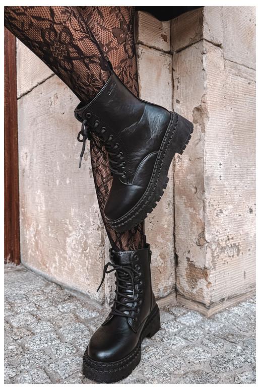 Damen-Stiefeletten Big Star UU274816 in Schwarz