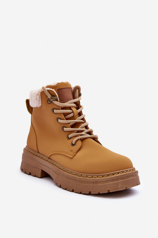 schoenen Dames met opInarming bruine kleur Jette