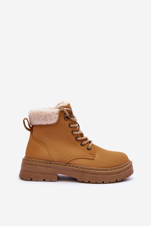 schoenen Dames met opInarming bruine kleur Jette
