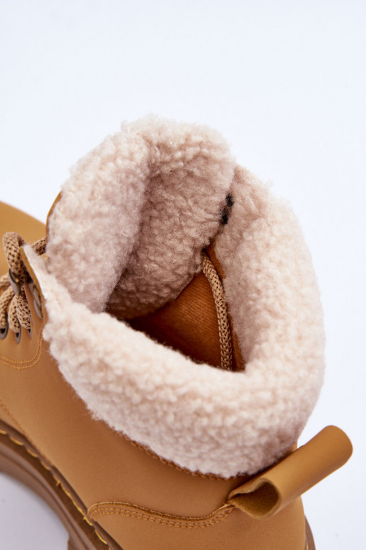 Schuhe Feminin mit AufZuärmen braune Farbe Jette