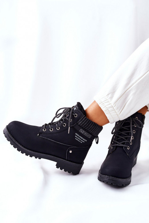 Bottines noires pour femmes Grunders