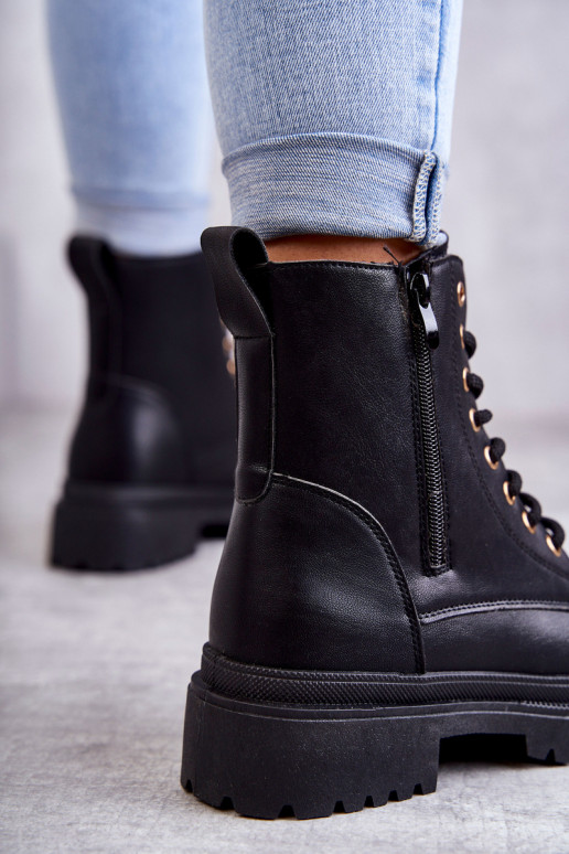 Bottines isolées noires pour femmes Dorchen