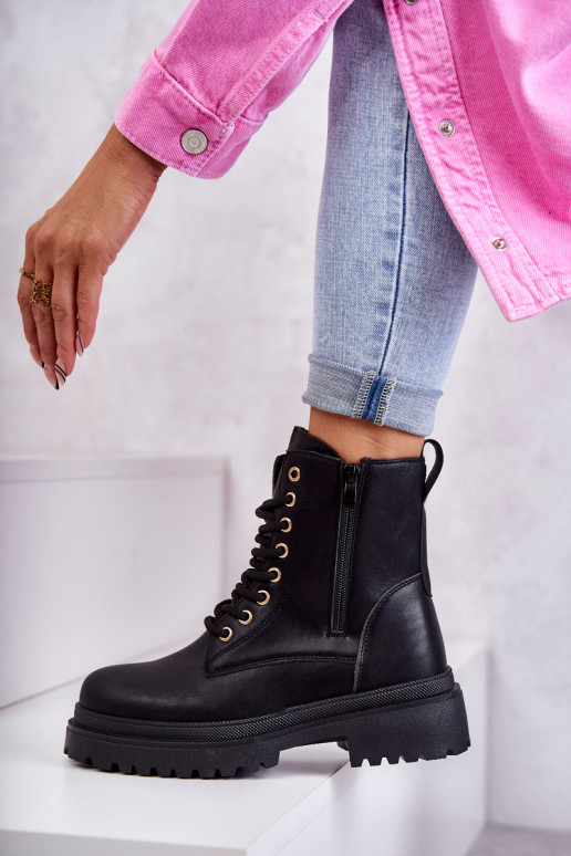 Bottines isolées noires pour femmes Dorchen