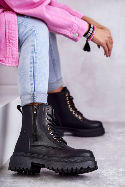 Bottines isolées noires pour femmes Dorchen