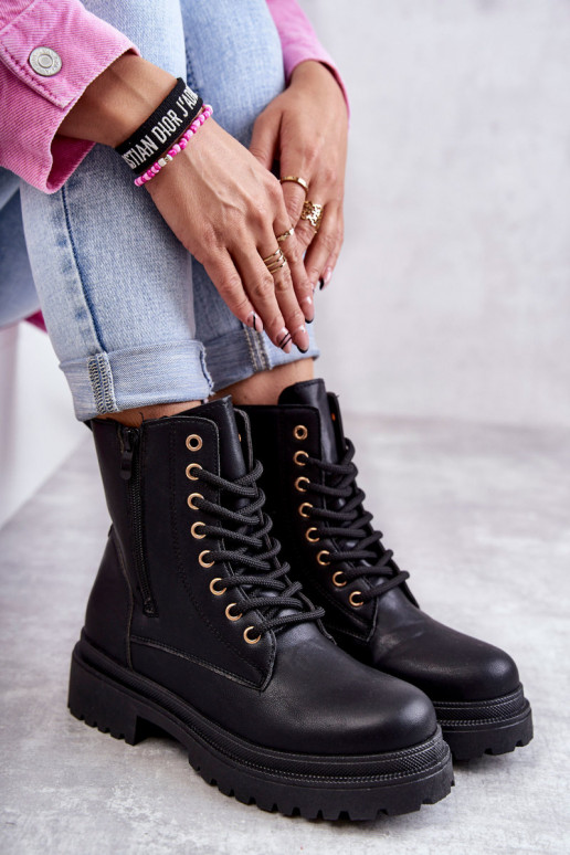 Bottines isolées noires pour femmes Dorchen