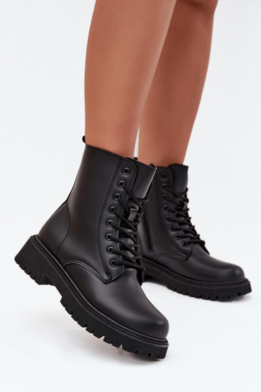 Bottines de travail isolées noires pour femmes Tavera