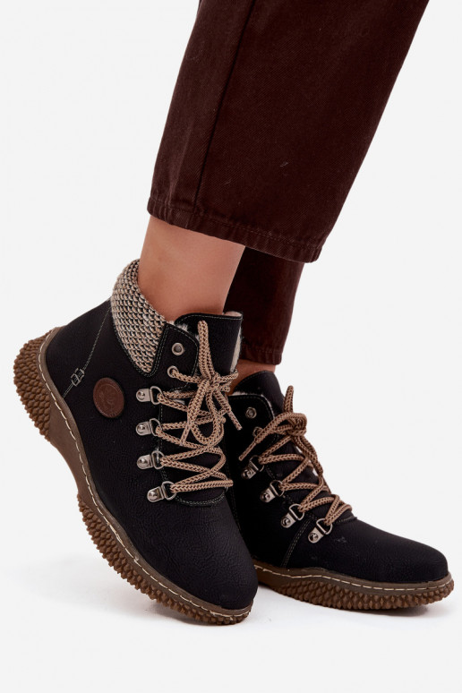 Bottines isolées noires pour femmes Zenaya