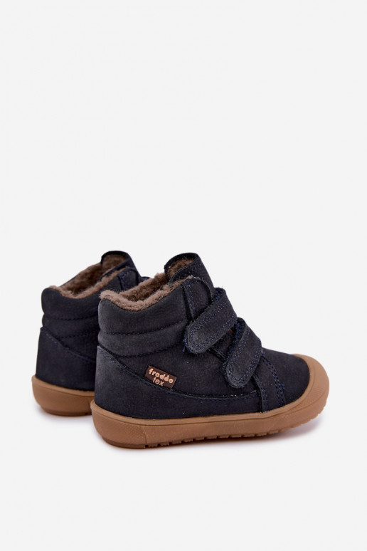 Leren kinderwinterlaarzen Froddo G2110138 donkerblauw