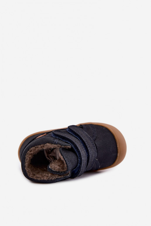 Leren kinderwinterlaarzen Froddo G2110138 donkerblauw