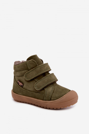 Bottes d'hiver en cuir pour enfants Froddo G2110138 vert
