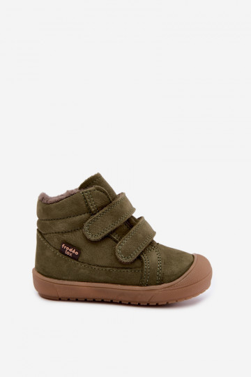 Leren kinderwinterlaarzen Froddo G2110138 groen 2
