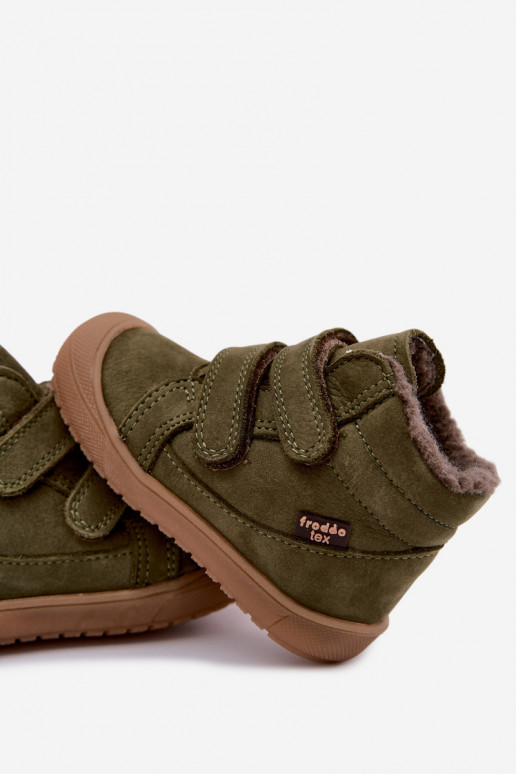 Leder Kinder Winterstiefel Froddo G2110138 grün