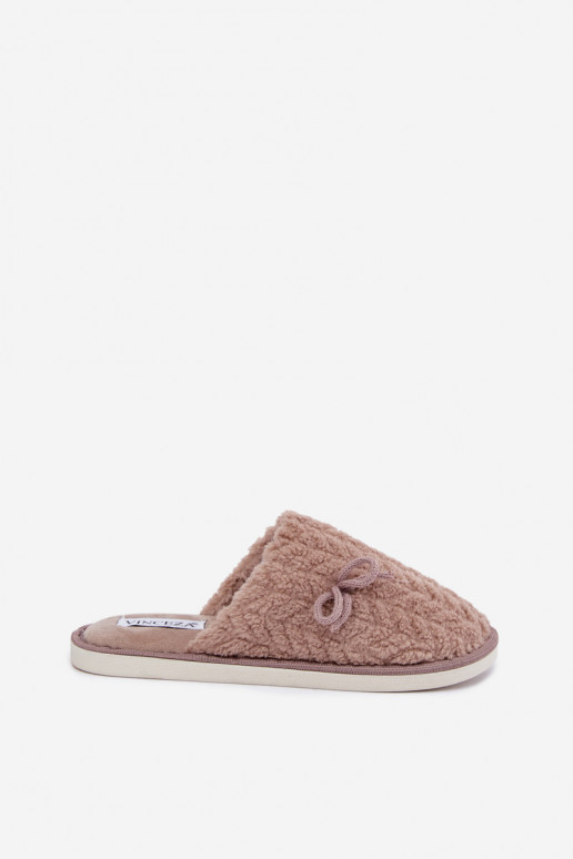 Dames slippers Vinceza 105109 zandkleur