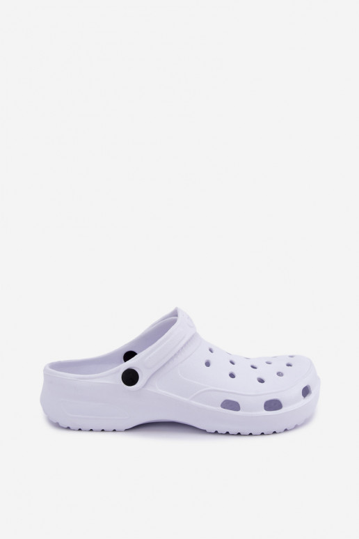 Witte lichte heren slippers Adriah