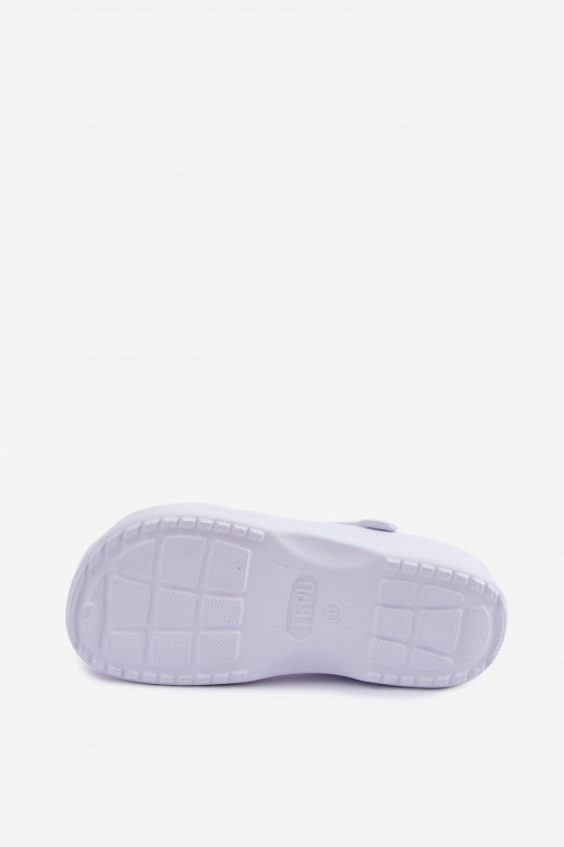 Witte lichte heren slippers Adriah
