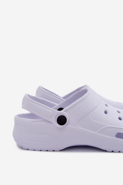 Witte lichte heren slippers Adriah