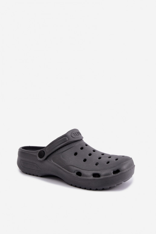 Grijze lichte heren slippers Adriah