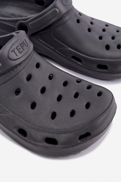 Graue leichte Herren-Slipper Adriah