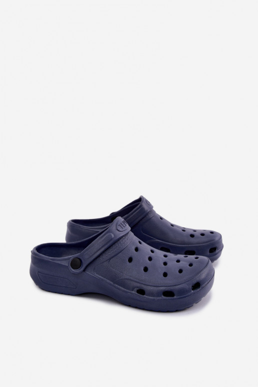 Chaussons légers pour hommes bleu foncé Adriah