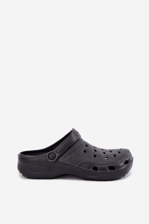 Schwarze leichte Herren-Slipper Adriah