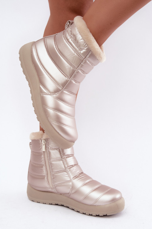 Bottines isolées pour femmes en couleur sable Mezyss